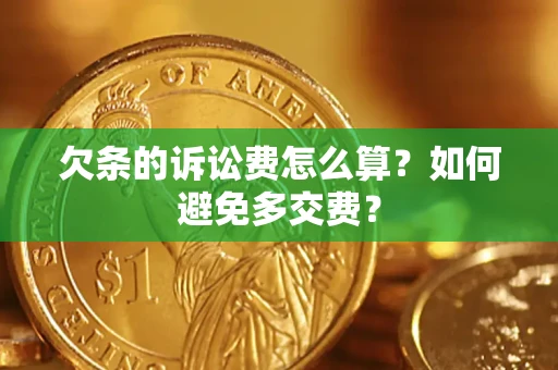 北京欠条的诉讼费怎么算？如何避免多交费？