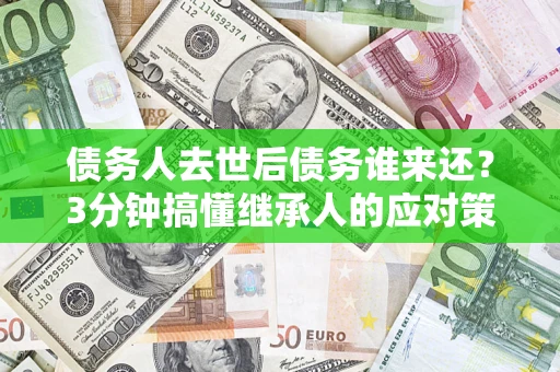 北京债务人去世后债务谁来还？3分钟搞懂继承人的应对策略