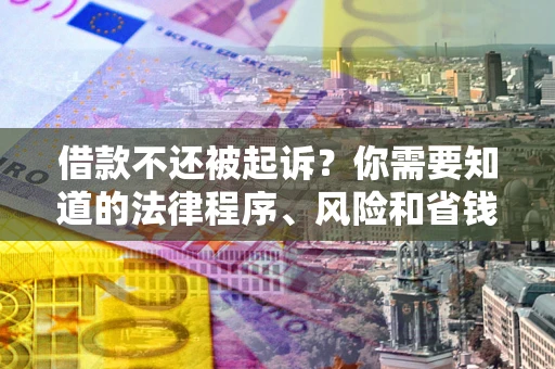 北京借款不还被起诉？你需要知道的法律程序、风险和省钱技巧