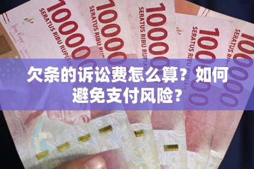 北京欠条的诉讼费怎么算？如何避免支付风险？
