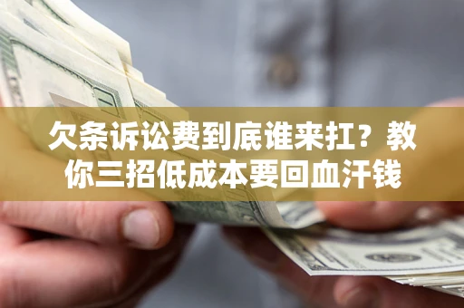 北京欠条诉讼费到底谁来扛？教你三招低成本要回血汗钱